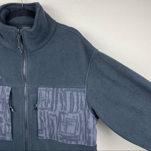 NIKE ACG Men's Small Microfleece Jacket Black Full Zip Turtleneck Athleisure Str - Picture 8 of 16
